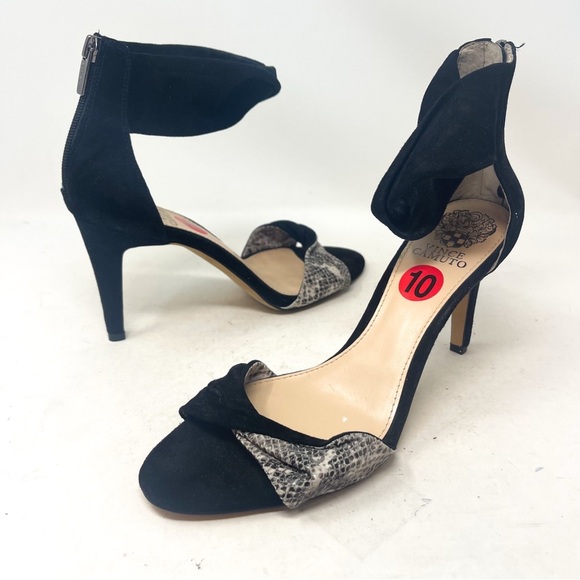 Vince Camuto “Camden” Ankle Strap Heel black
Leather Suede size 10 - Picture 3 of 9